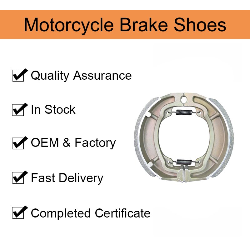 XA100 Motorcycles Parts High Quality Rear Drum Brake Shoes Used for YAMAHA