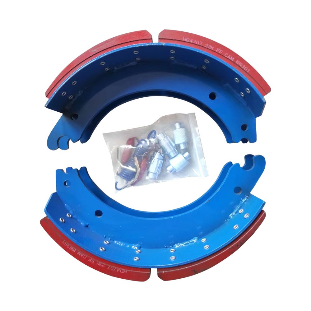 American Heavy Duty Truck Trailer Bus Bendix Meritor Kenworth Axle 4707Q+ 4707 4707Q Brake Shoe with Repair Springs Kits