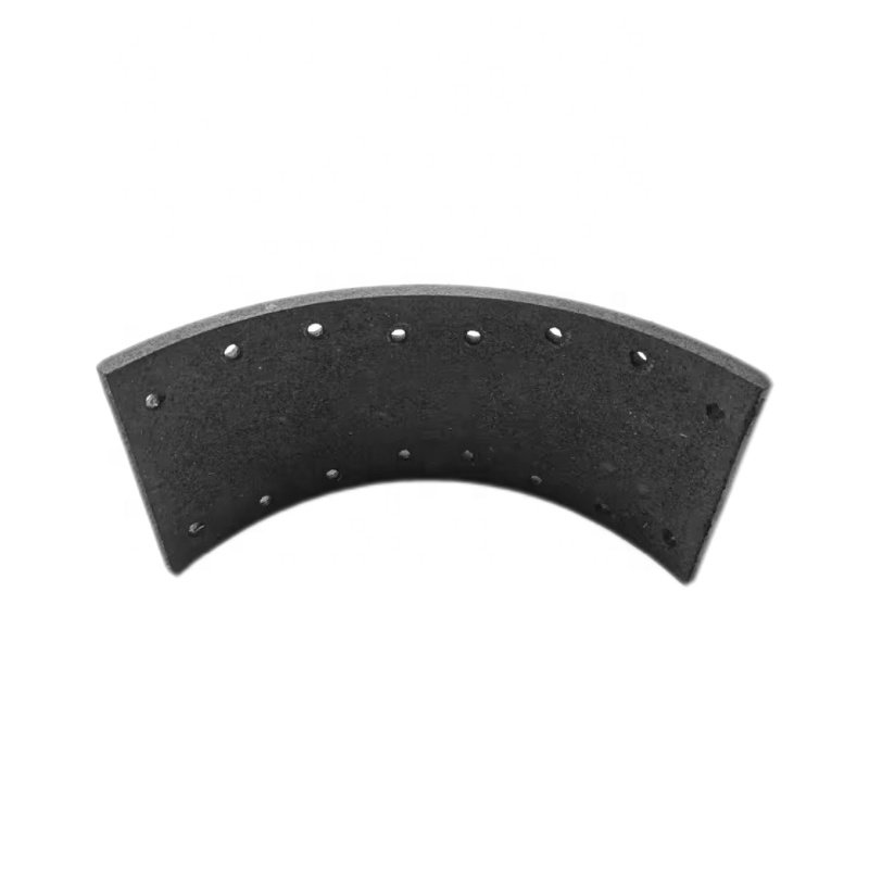 Non-asbestos OE 5475 16 Holes Truck Brake Lining Brake Shoes With Rivets for ISUZU NQR 4.3