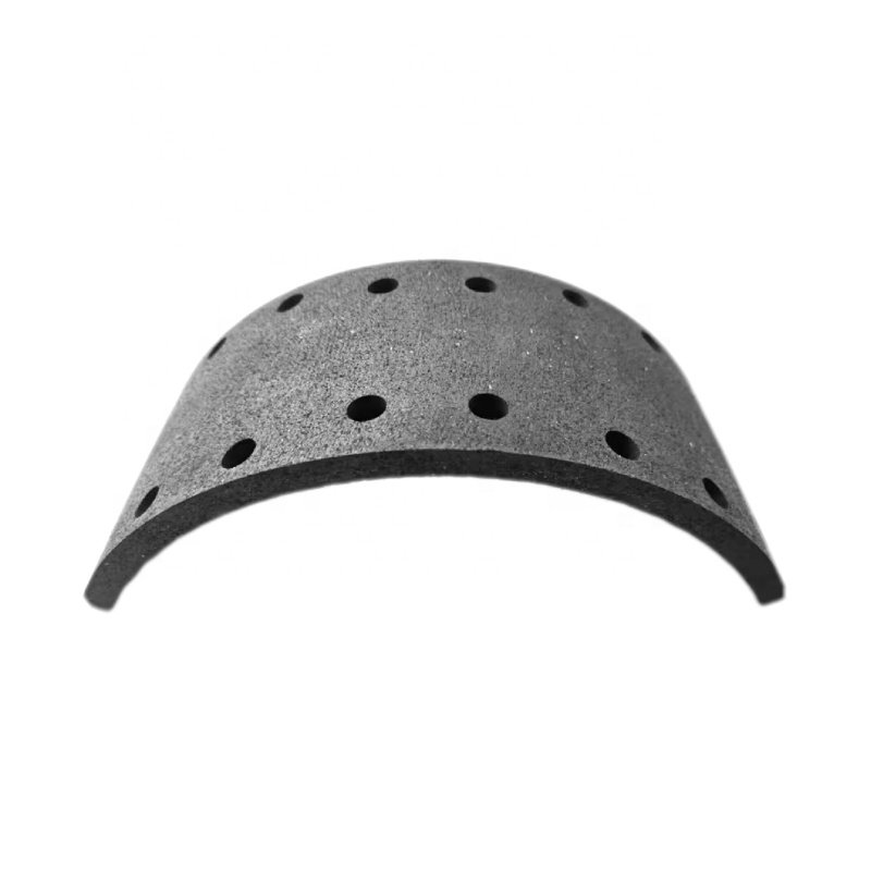 Non-asbestos OE 5475 16 Holes Truck Brake Lining Brake Shoes With Rivets for ISUZU NQR 4.3