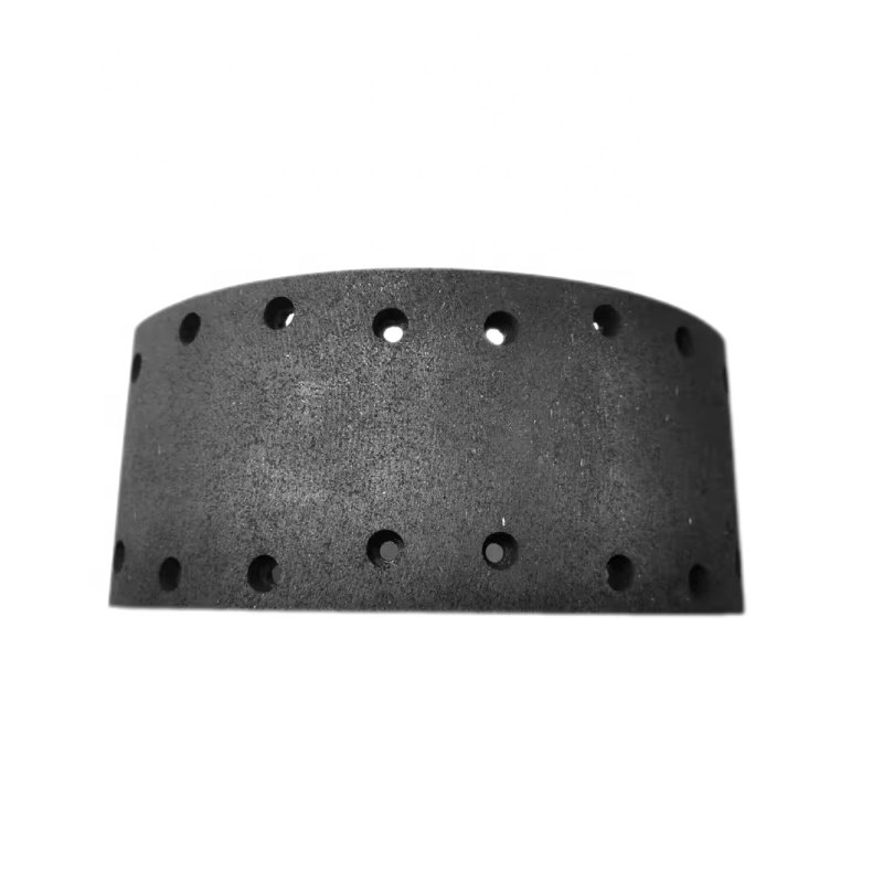 Non-asbestos OE 5475 16 Holes Truck Brake Lining Brake Shoes With Rivets for ISUZU NQR 4.3