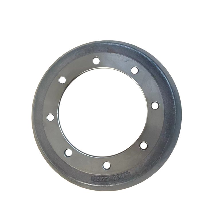 Chinese Brake Drum Factory Produces 35.6B1-02075 for Dongfeng Dena Rear Brake Drum 35.6B1-02075 for Dongfeng Tianjin 145 Rear