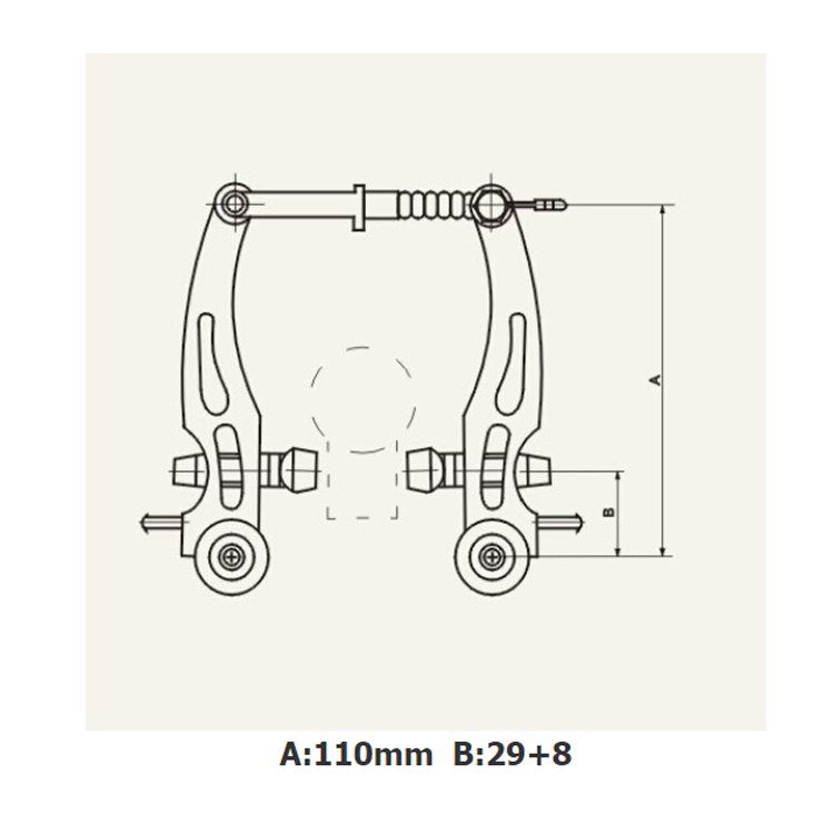 Aluminum Alloy V Brake Moutain Bikes Road Bike Bicycles Brake Cycling Parts