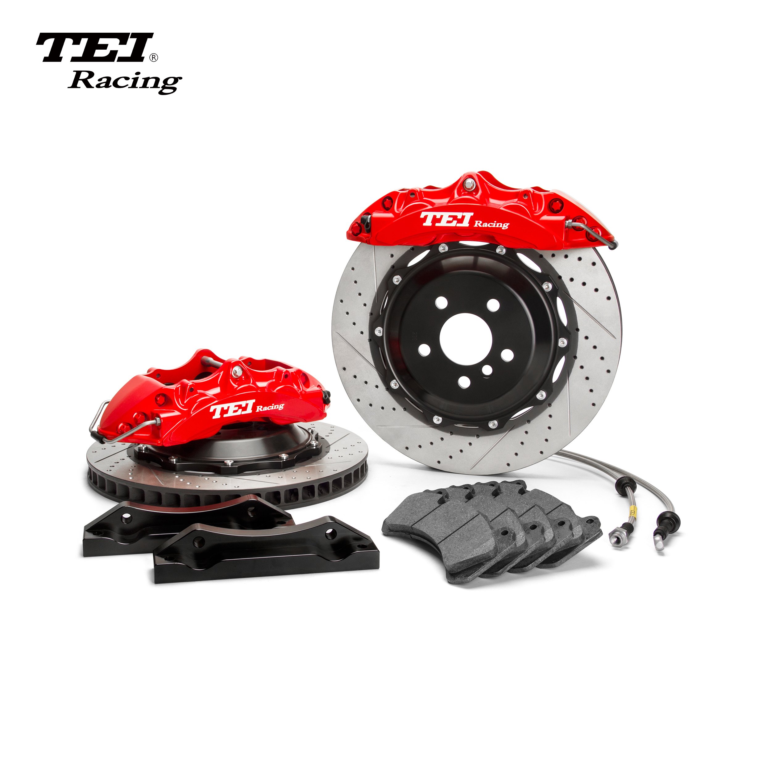 Front Big Brake Kit 6 Piston Caliper with 378*32 mm Rotor BBK Auto Brake System for INFINITI Q50L 19 Inch Car Rim