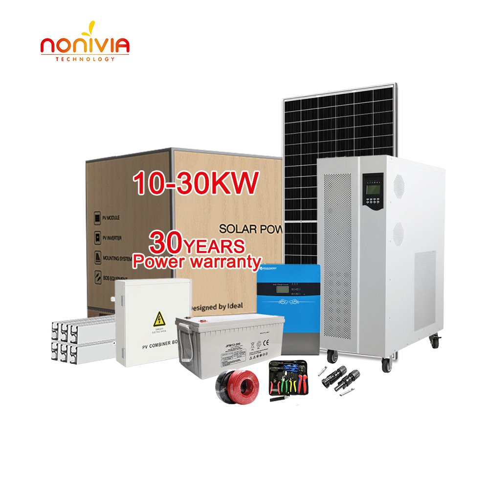 NONIVIA off Grid Whole House 10000 Watt 20kw 15kw 12kw Mppt 24kw 30kw Solar Electric Ground Power Systems