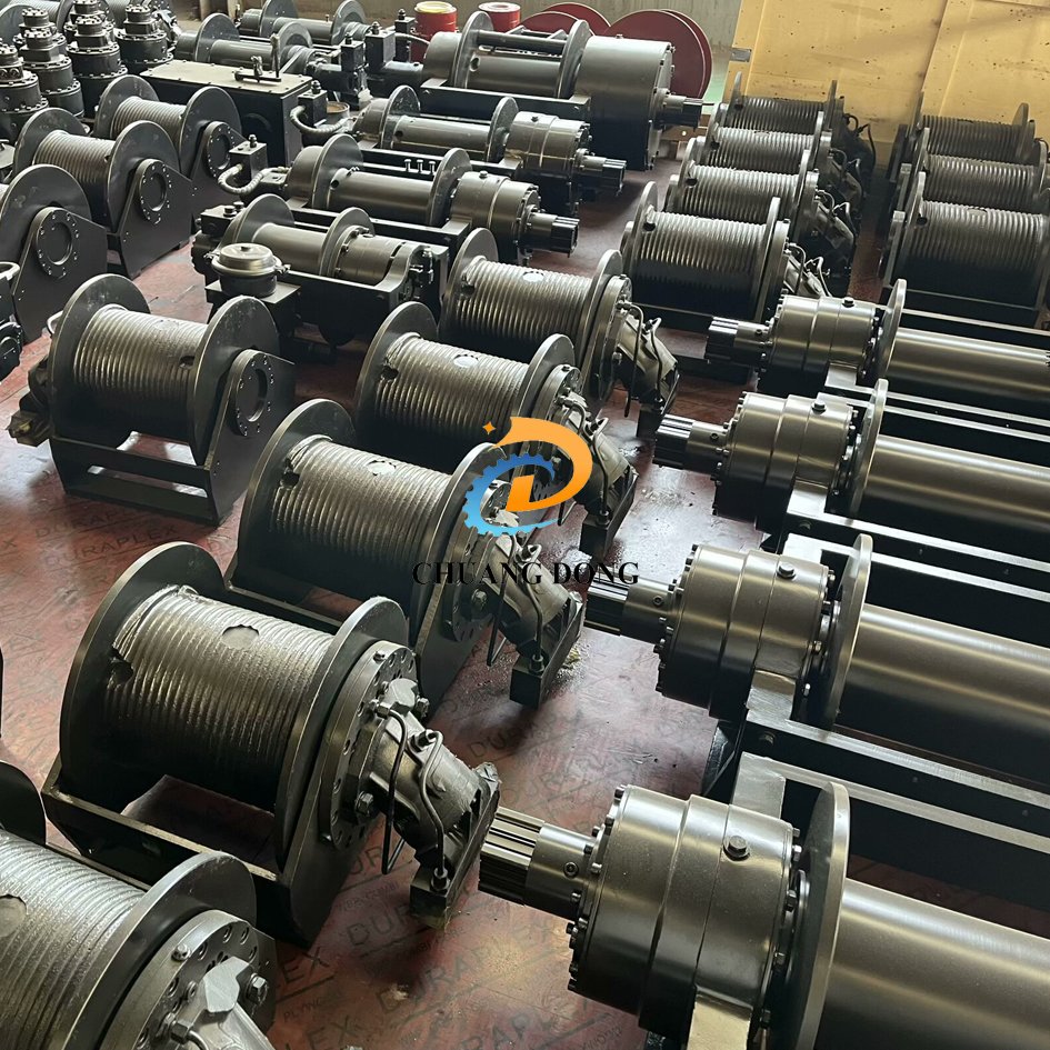 Single Drum Customized 4 Ton 5 Ton 8ton Hydraulic Towing Marine Winch Fishing Net Hydraulic Winch