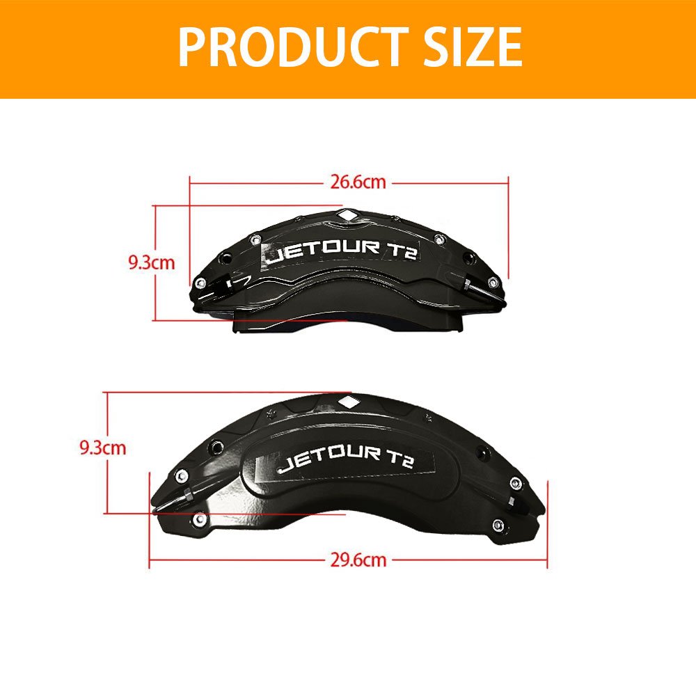 Car Body Kit Protector 4pcs Aluminum Brake Caliper Covers for Jetour T2 Traveler 2023 2024