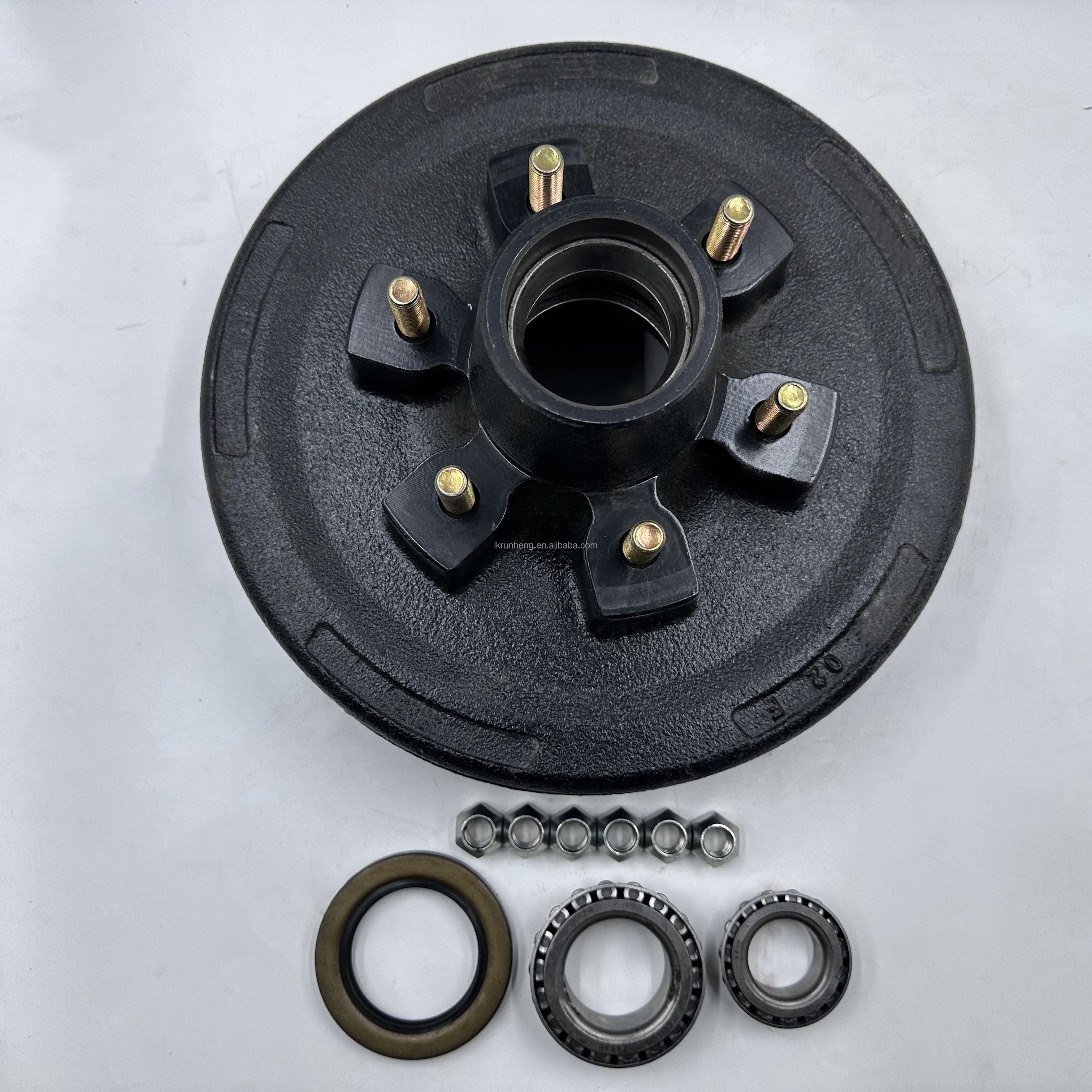 Trailer Wheel Hub,Galvanized Trailer Hub Kit,Hub Repair Kit Assembly Stud With Electric Brakes