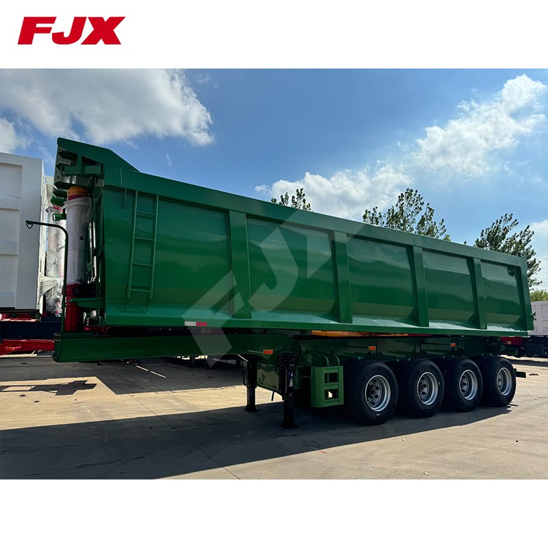 Dump Truck Semi-trailer 40-60t Dump Truck Semi-trailer Flip Custom 80 Tons 3-axle-6-axle Mining Factory 40 Cubic Meters