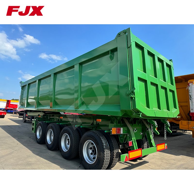 Dump Truck Semi-trailer 40-60t Dump Truck Semi-trailer Flip Custom 80 Tons 3-axle-6-axle Mining Factory 40 Cubic Meters