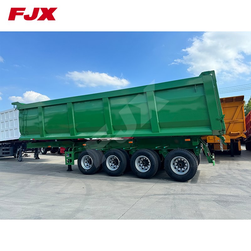 Dump Truck Semi-trailer 40-60t Dump Truck Semi-trailer Flip Custom 80 Tons 3-axle-6-axle Mining Factory 40 Cubic Meters