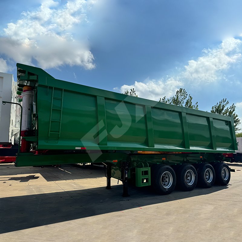 Dump Truck Semi-trailer 40-60t Dump Truck Semi-trailer Flip Custom 80 Tons 3-axle-6-axle Mining Factory 40 Cubic Meters