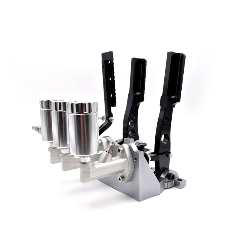 Universal 3 Pedal Assembly Black Car Pedal Box