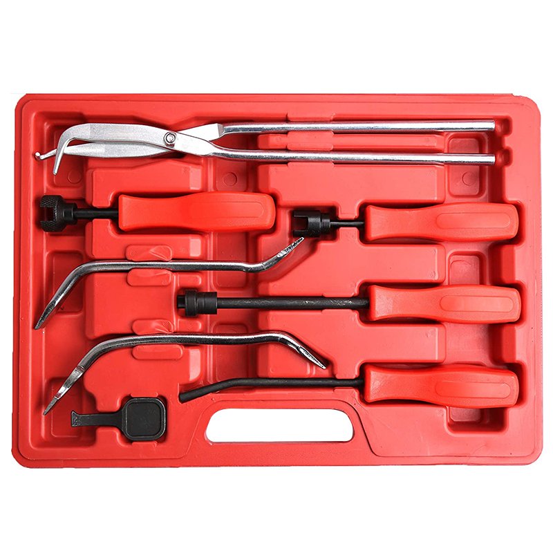 Car Auto Tools 8PCS Drum Brakes Adjusting Service Repair Tool Spring Compressor