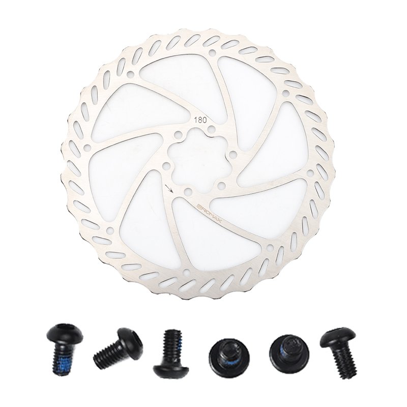 180mm Mountain Bike Motorcycle Brake Disc Stainless Steel 6 Hole 37mm Inner Diameter for Pit Dirt Bike Motocross Mountain Bike