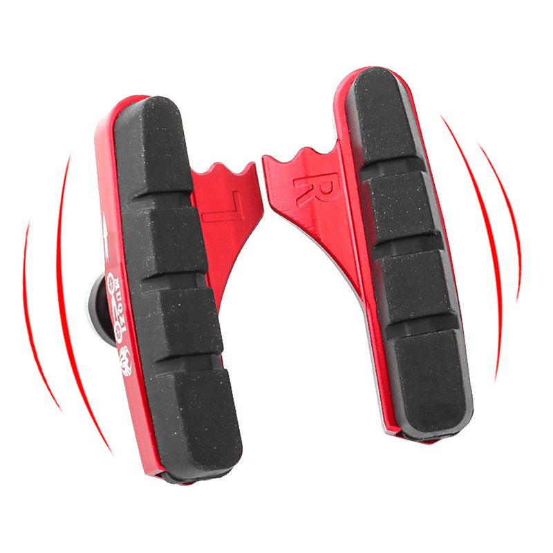 MUQZI Road Bike Brake Pads Shoes Blocks Cycle Bicycle C-Brake Caliper Braking Holders Shoes for Mountain Bikes Carbon Part