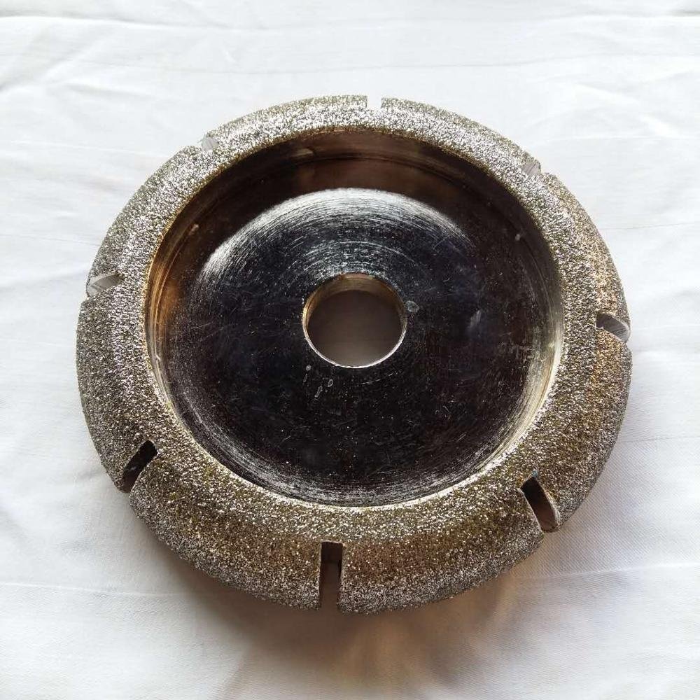 Electroplated Diamond Slitting Cutting Wheel Chamfering Round Edge Diamond Grinding Wheel Glass Brake Pad Brake Shoe