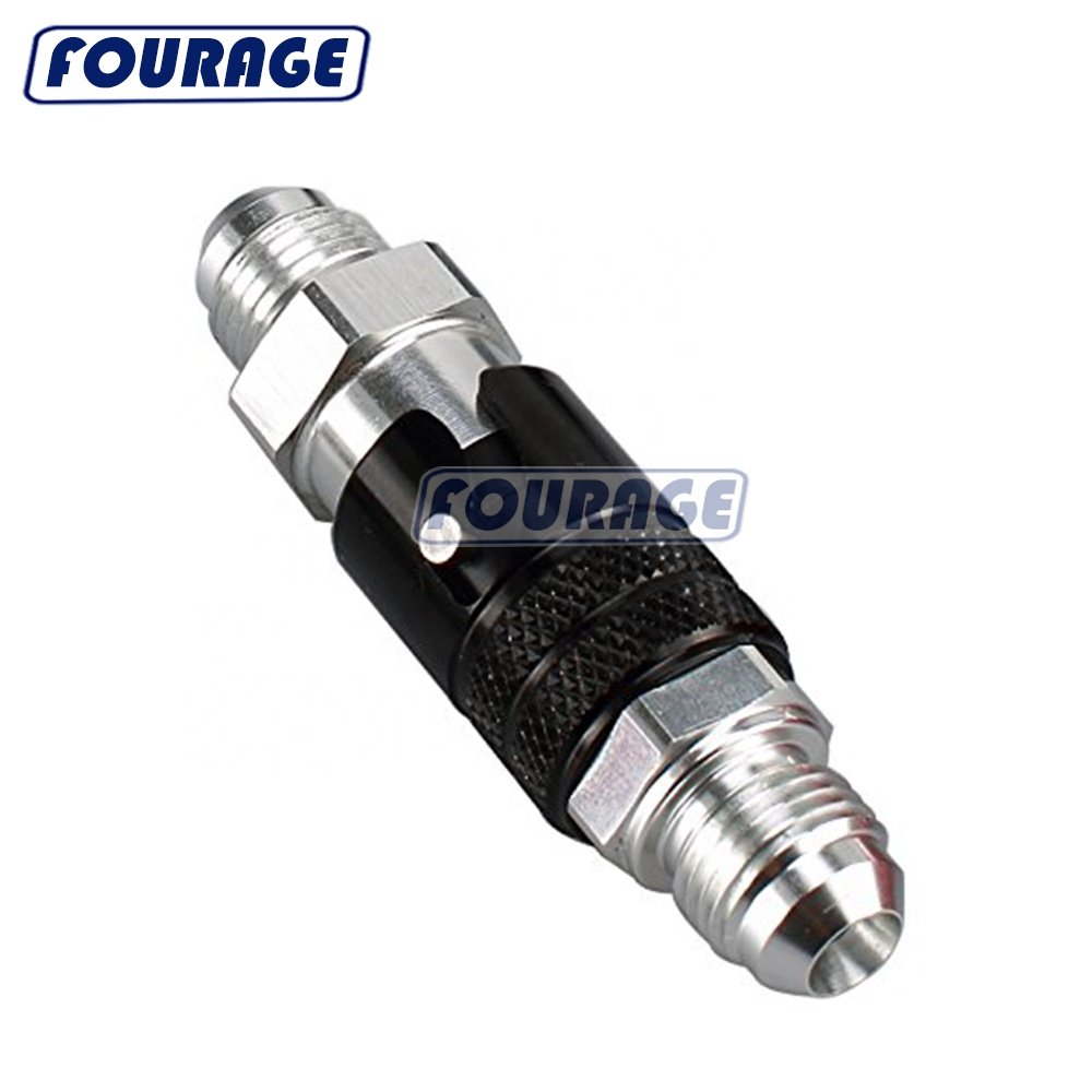 Auto Performance Parts Aluminum Dry Brake Quick Release Coupler an Male Flare Disconnect Coupling Hose Pipe Fitting