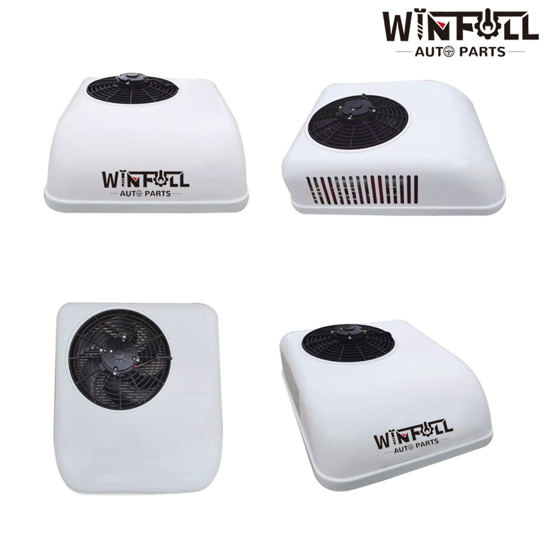 Rooftop Van Parking Air Conditioner Auto Truck Tractor Car Cab 24V Mini Air Conditioner for Cars 12V