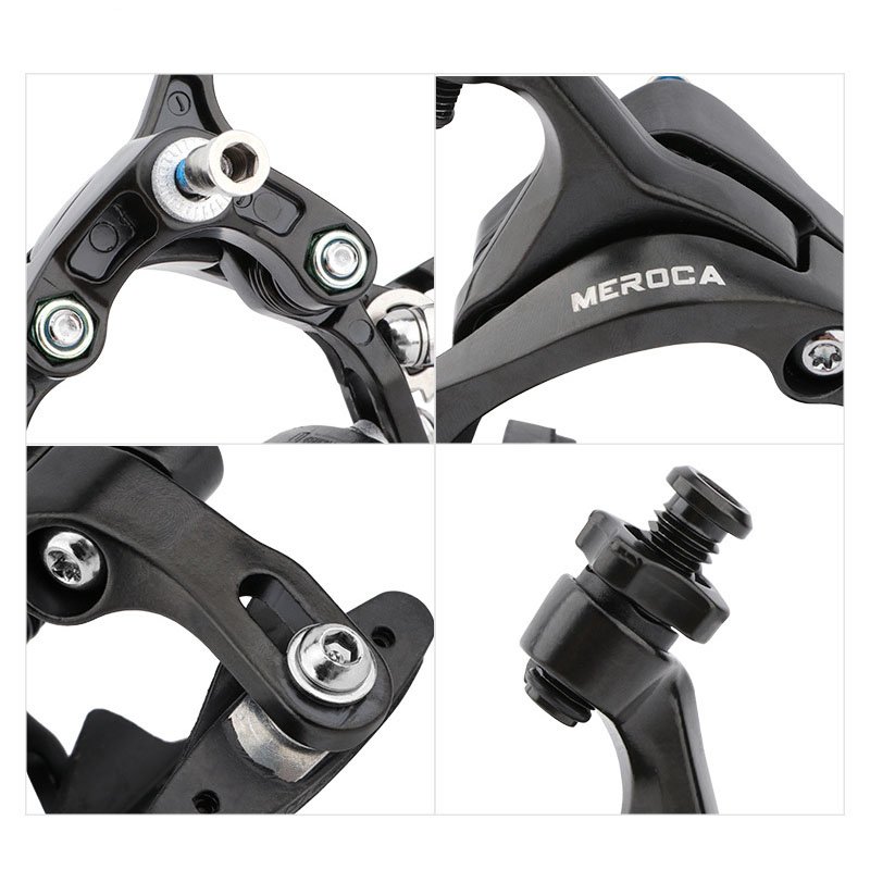 MEROCA Ultralight Road Bike Brake Clamp Fixie Fixed Bicycle Aluminum Alloy Pull Brake Caliper Brake C Clamp