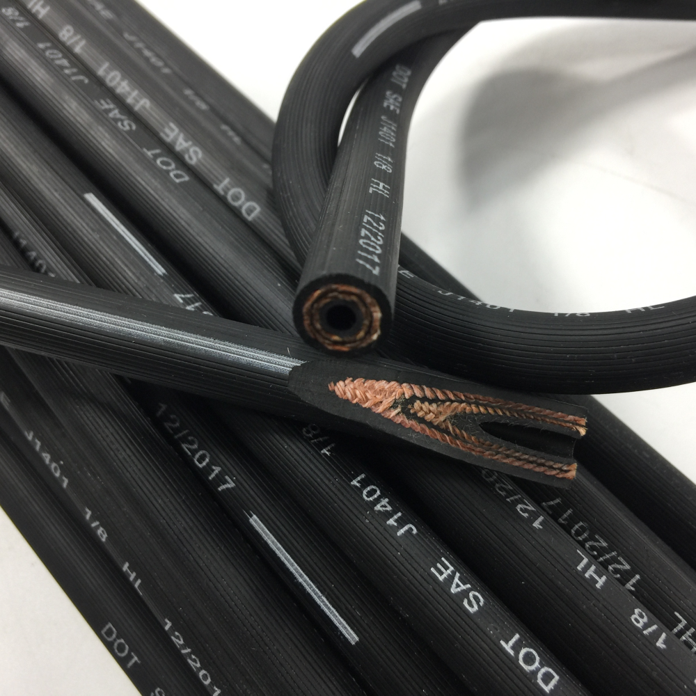 SAE J1401 Flexible Rubber Hose Pipe Hydraulic Brake Hose Made in China