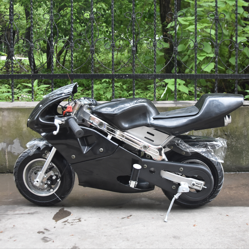 2 Stroke 49cc Mini Bike for Kids Hand Pull Start/Children Fuel Motorcycle/Gasoline Motorcycle
