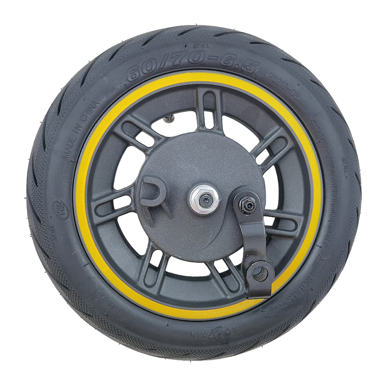 Electric Scooter Wheel Drum Brake Assembly Aluminum Alloy Drum Brake Stable Easy Install for Max G30