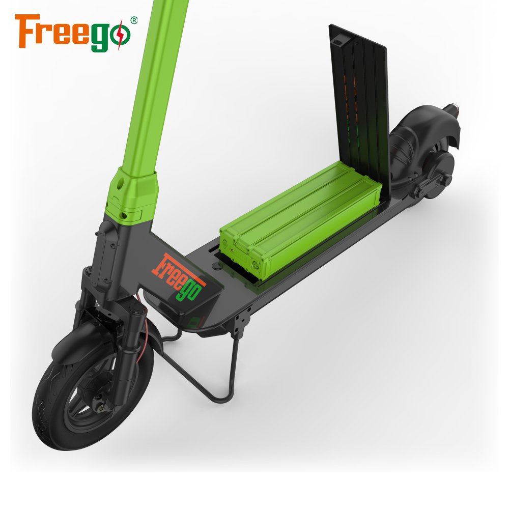 Freego 10 Inch Sharing Scooter 36V 500W Powerful Motor Front Rear Drum Brake Ride Share Electric Scooter