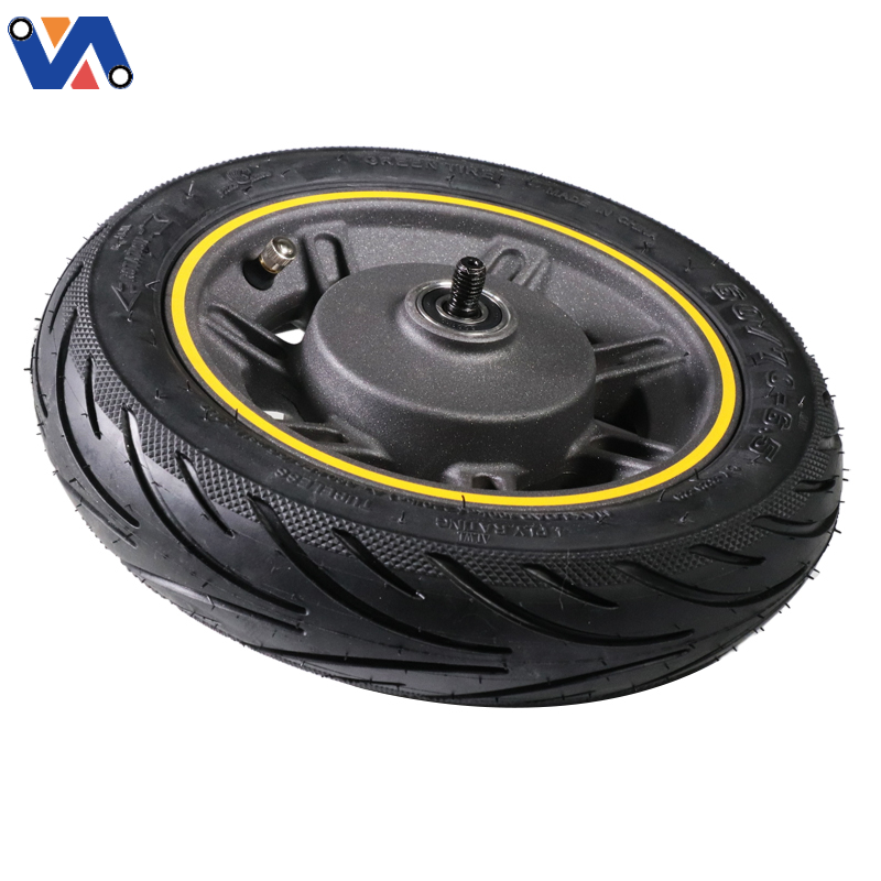 New Image 10 Inch Vacuum Tubeless Tire Assembly Front Wheel for Ninebot Max G30 Electric Scooter Engine Parts for Scooter