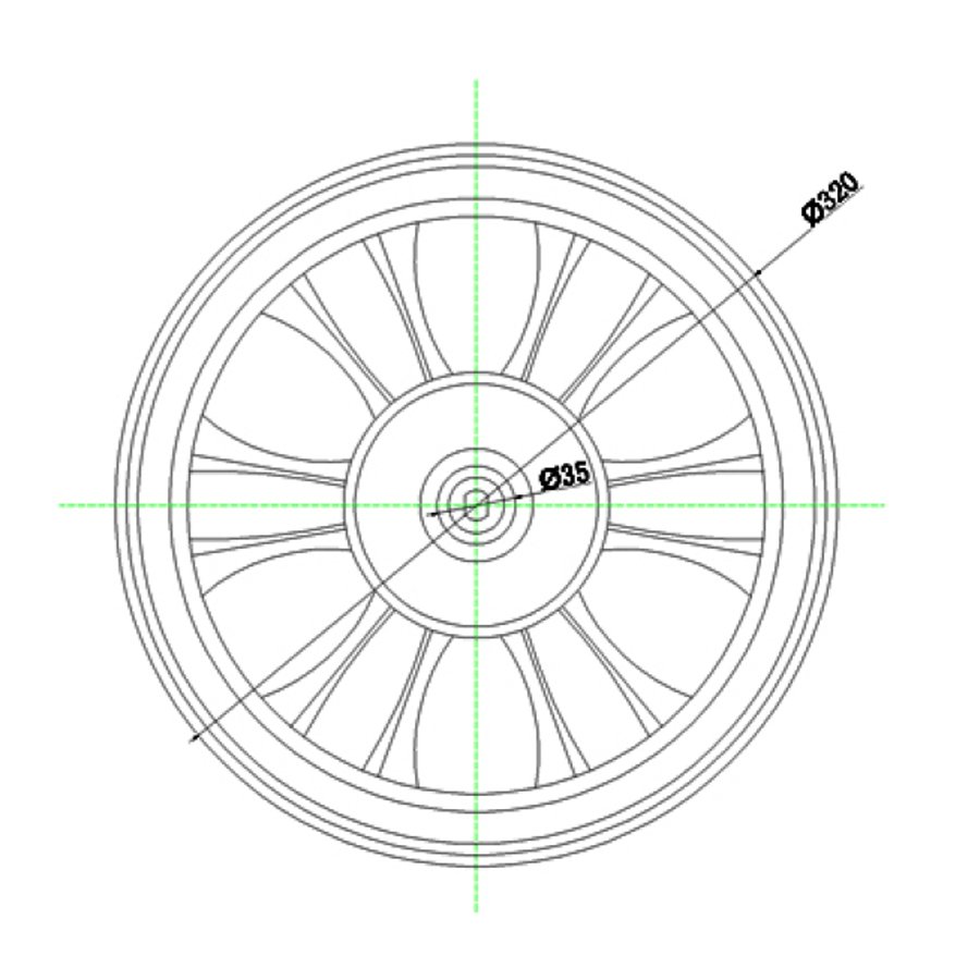 High Quality Drum Brake Electric Scooter Motor 16 Inch Geared Hub Motor Geared Brushless Motor
