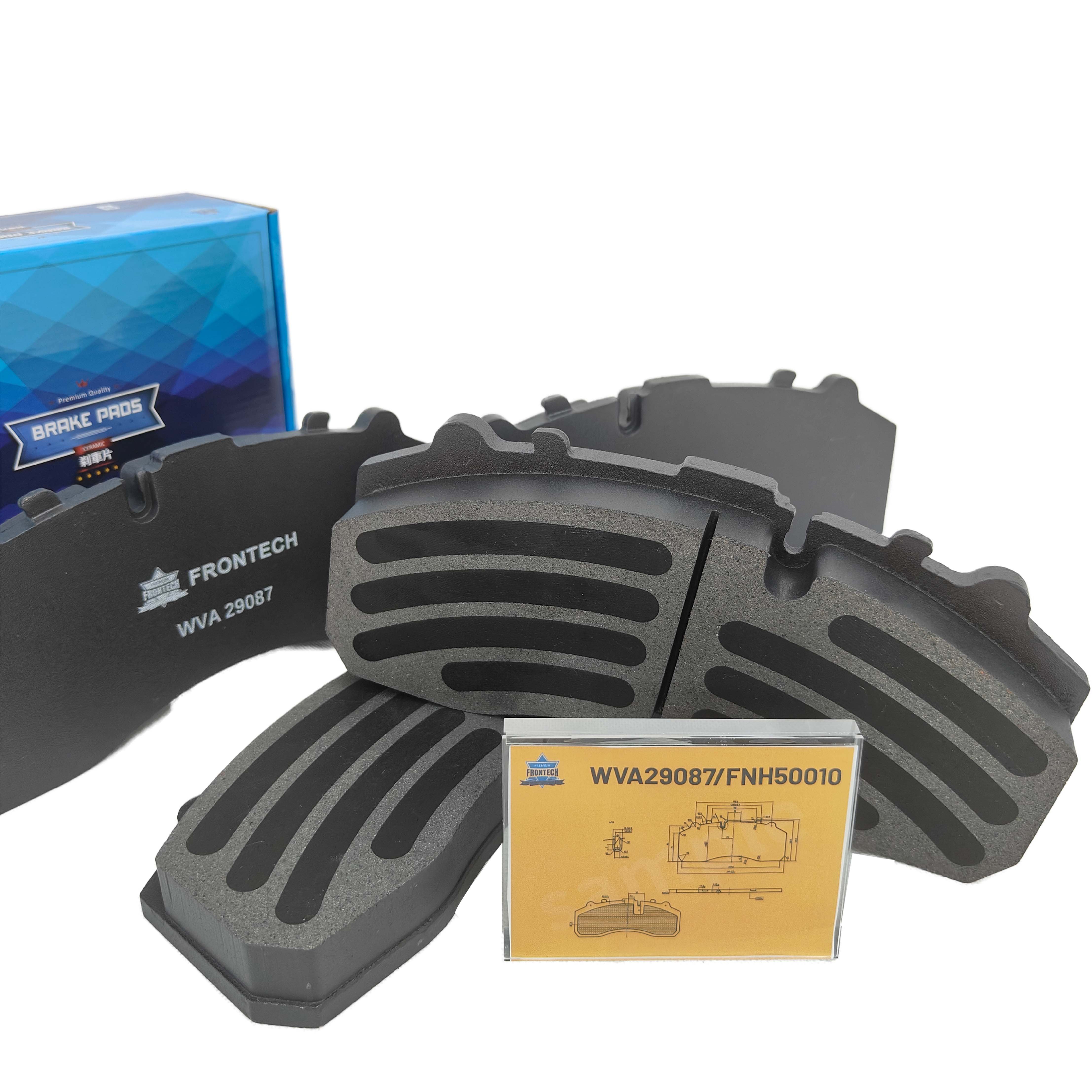 Frontech New Condition Truck Brake Pads 29087 for Nissan Volvo Ford 350 Trucks for Mercedes benz Actros Brake Pads