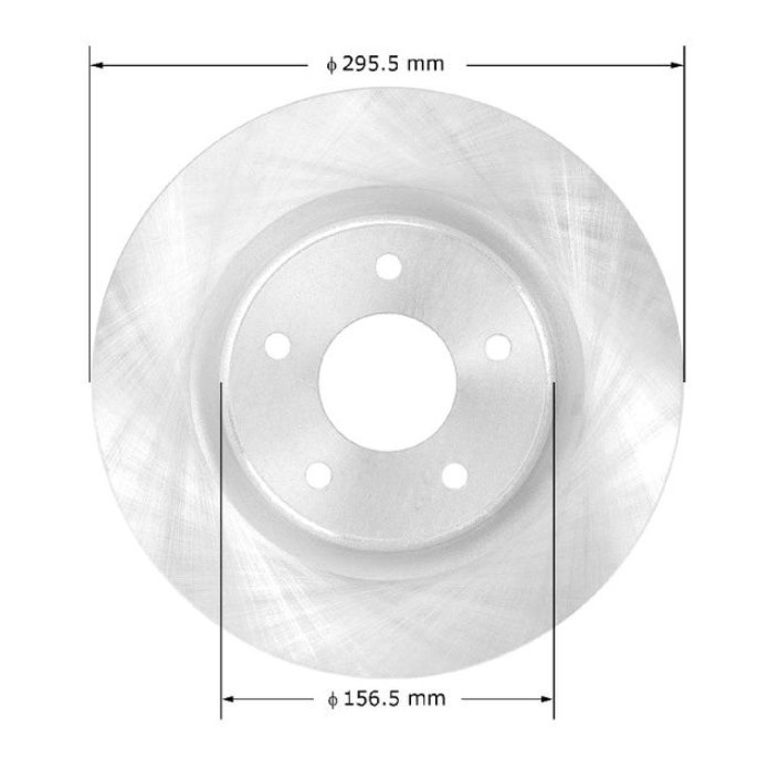 40206JA00A Terbon Wholesale Auto Brake System Parts 296mm Brake Disc Front Axle Vented Disk Brake Rotors