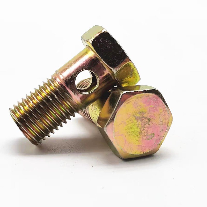 Brake Master Cylinder Oil Pipe Screw M10*1.25 Brake Master Cylinder Screw Brake Caliper Bolt Hydraulic Clutch Screw