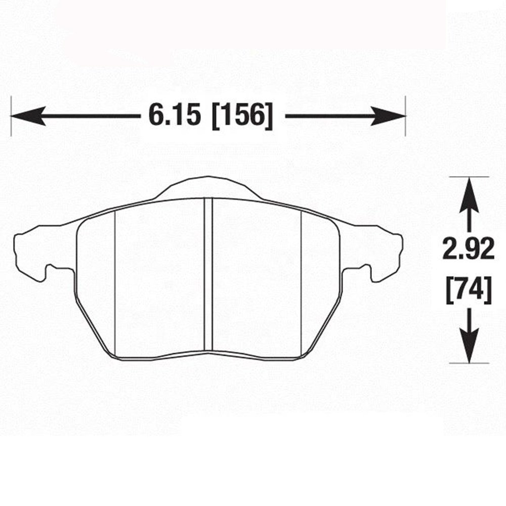 High Quality No Noise Factory Price Auto Front Brake Pad D840 D836 for Audi A4 VOLVO C70 S70 V70
