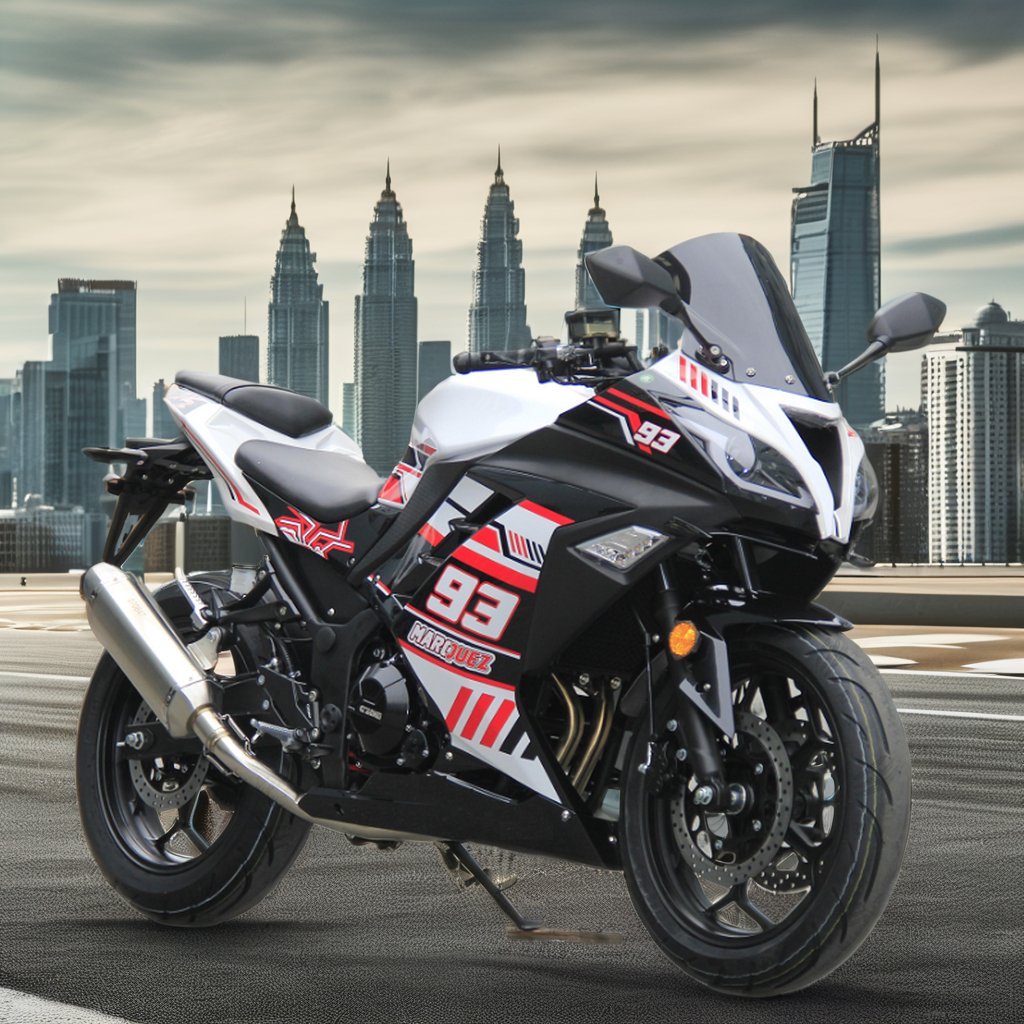 2021 Wholesale RZ XIAONIU 200CC 250CC 400CC Gas Engine Racing Motorcycles High-Speed Water Cooling EFI Electric Gasoline