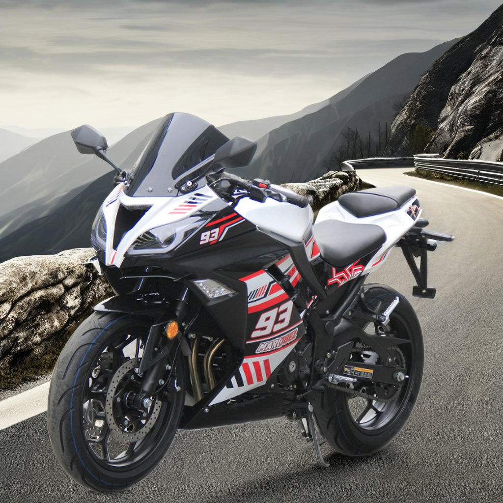 2021 Wholesale RZ XIAONIU 200CC 250CC 400CC Gas Engine Racing Motorcycles High-Speed Water Cooling EFI Electric Gasoline