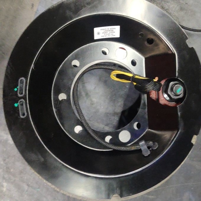 Heavy Duty 12.25*3.375'' Electric Brake 4 Holes Left & Right Kit- FSA Type for 8000 LBS Axle Trailers