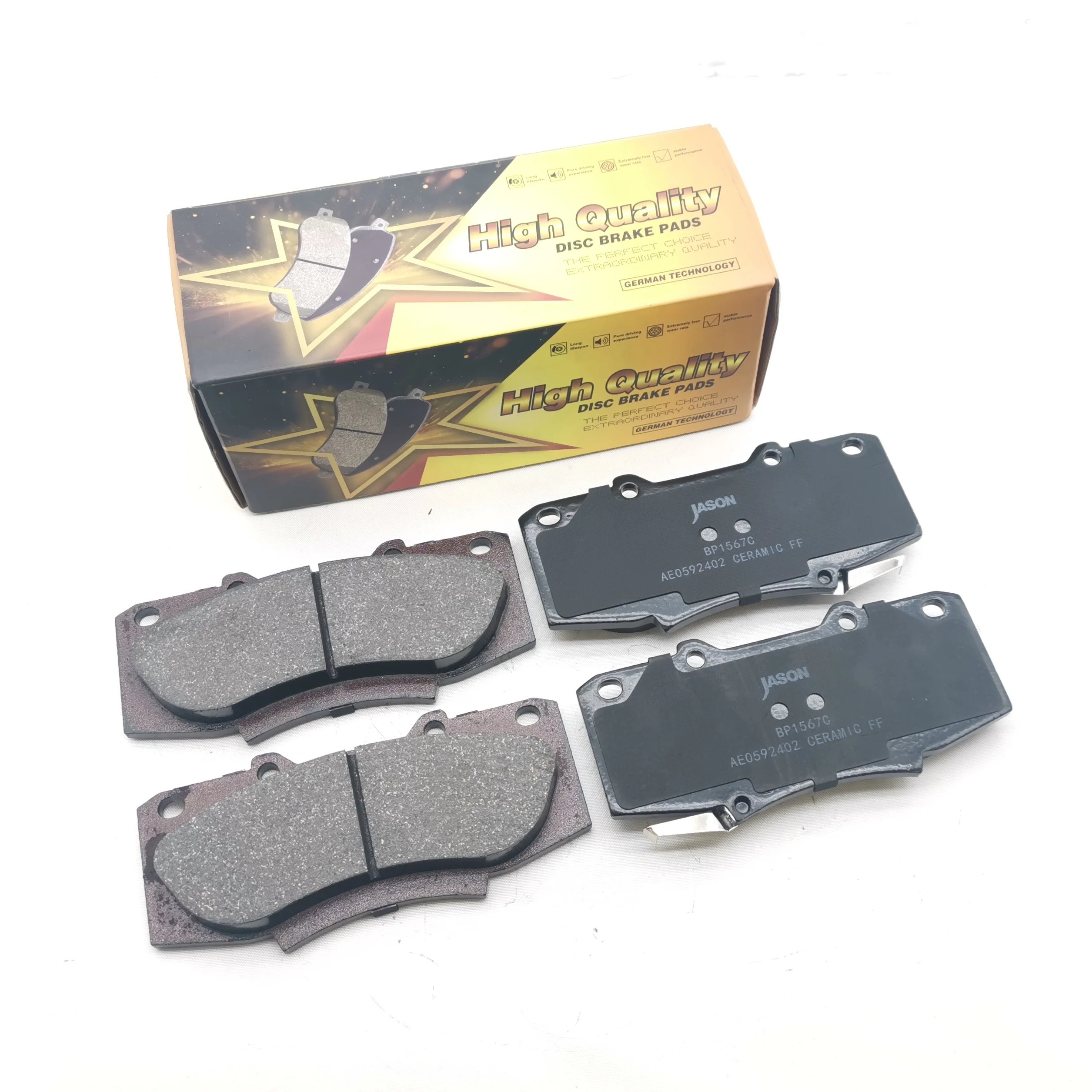 OEM China Automobile Factory Front Ceramic Disc Brake Pads D1567 GDB3528 044650K260 for VOLVO Toyota Landrov