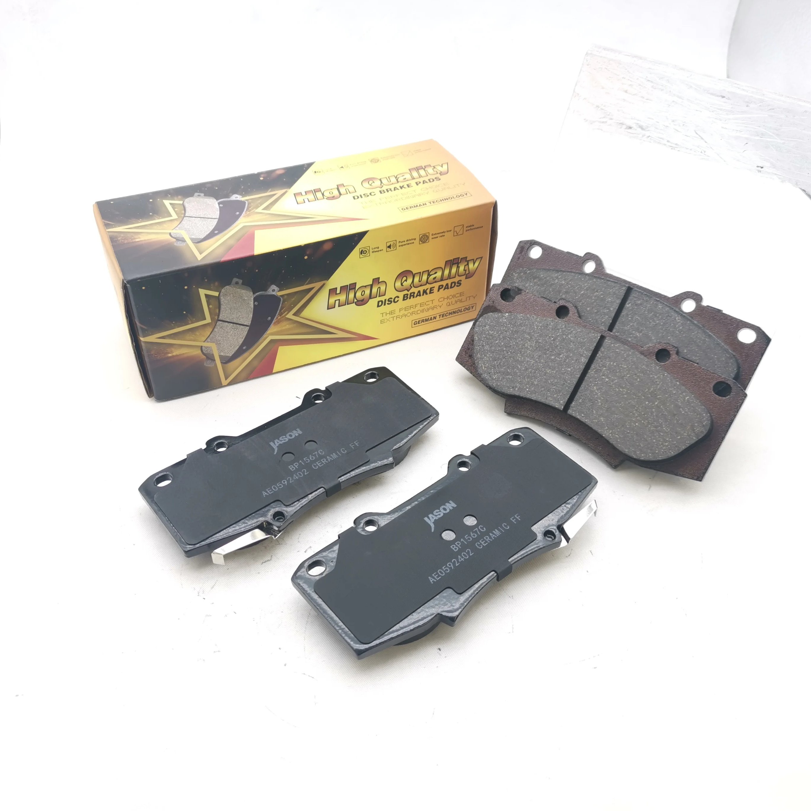 OEM China Automobile Factory Front Ceramic Disc Brake Pads D1567 GDB3528 044650K260 for VOLVO Toyota Landrov