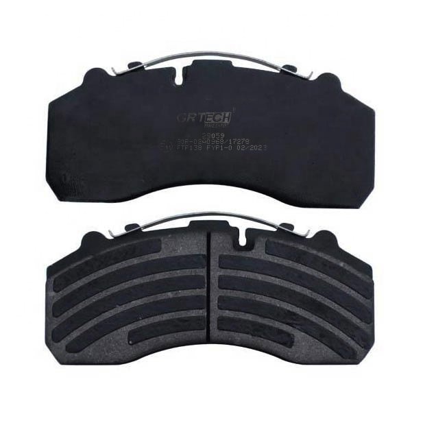 WVA29059 Truck Parts Heavy Duty China Brake Pads Factory for Iveco