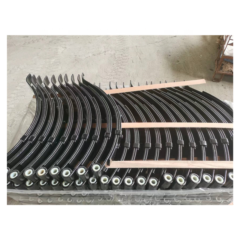 Leaf Springs Truck Axle Parts for Heavy Duty Truck Trailer Suspension Parts Trailer Springs Parabolic Steel Helper Leaf Spring