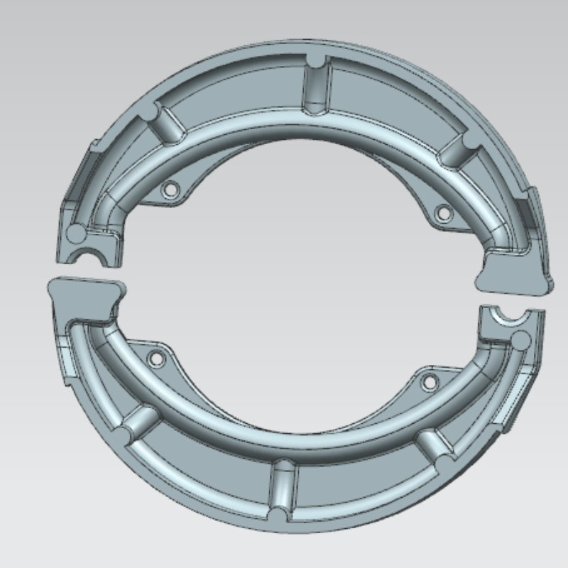 Longhua Design and Manufacture Die-casting Brake Pads Brake Shoes Mold for Car Motor Production Line