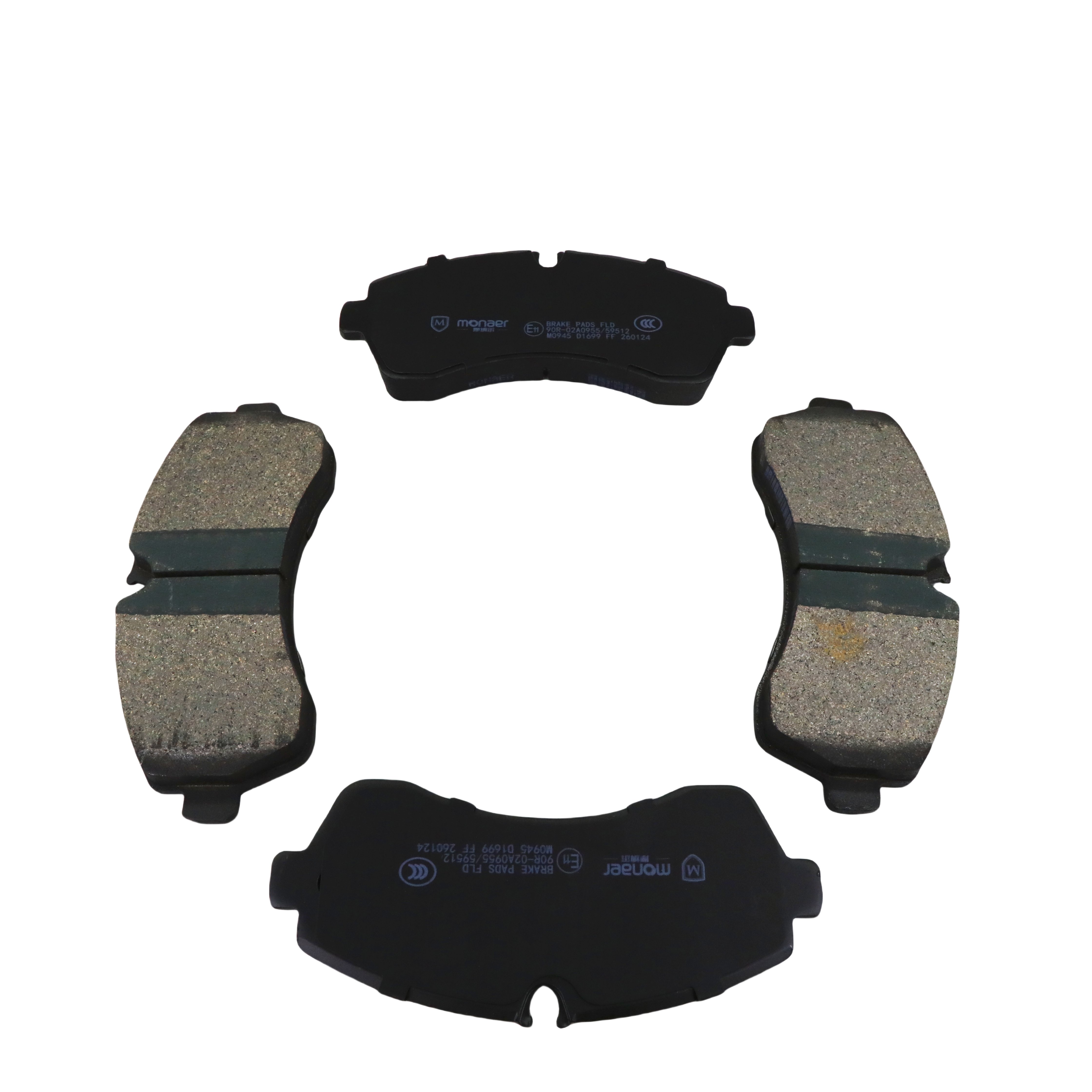 Auto Spare Parts Monaer Brake Pads D1699 High Quality Ceramic Front Axle Brake Pad for Mercedes-Benz