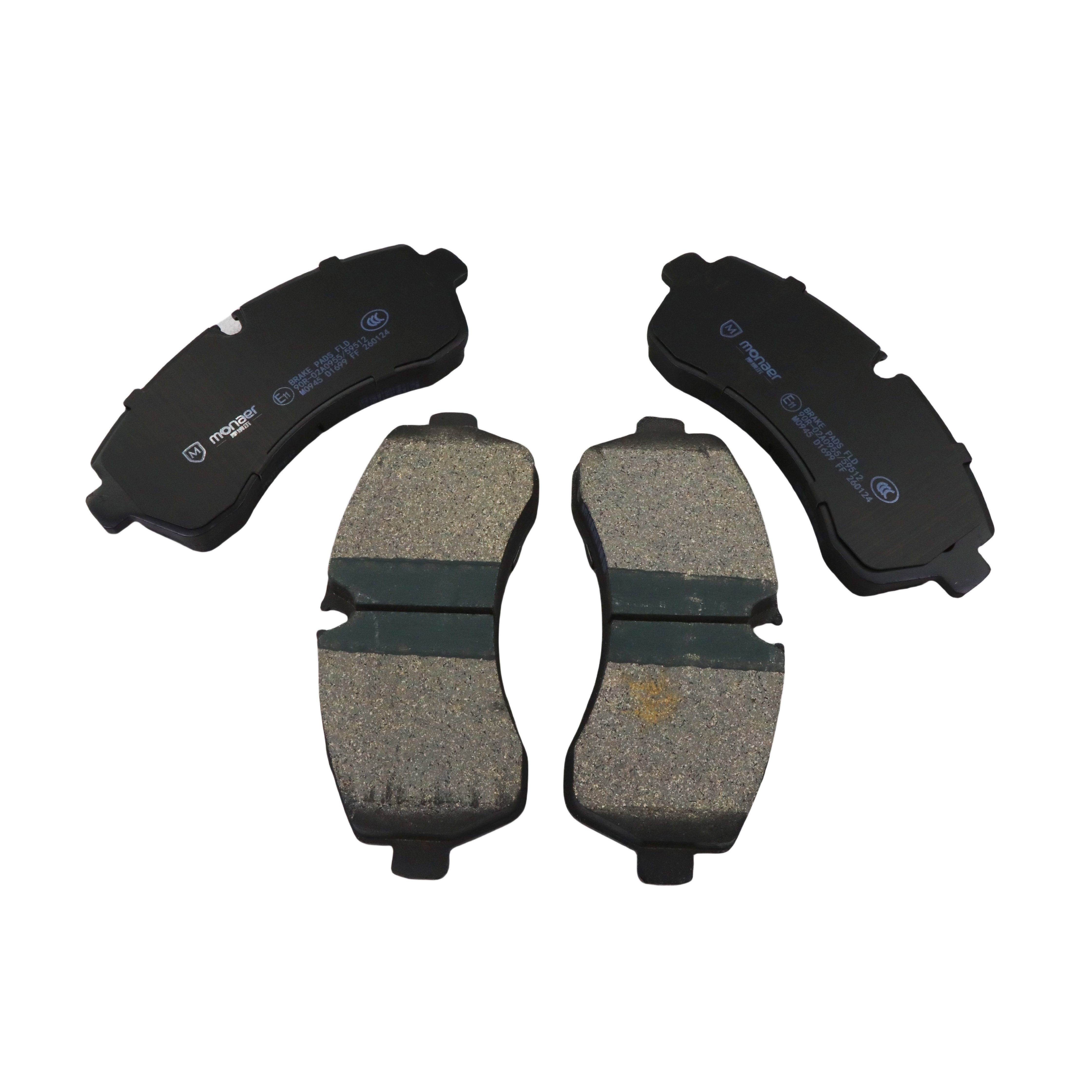 Auto Spare Parts Monaer Brake Pads D1699 High Quality Ceramic Front Axle Brake Pad for Mercedes-Benz