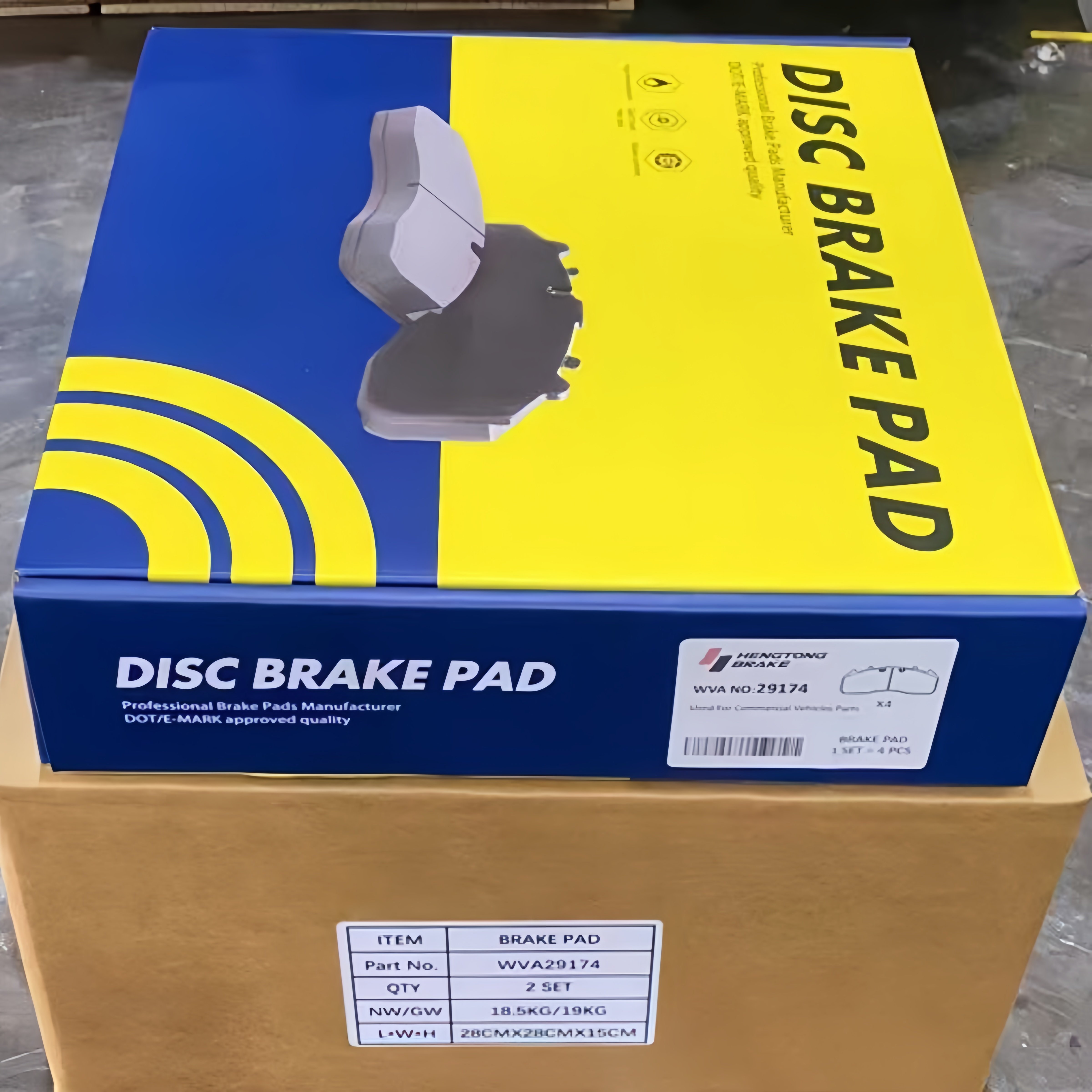 High Performance Truck Brake Pads Wva 29174 Truck Disc Brake Pad 20568711 5001864363 for volvo renault