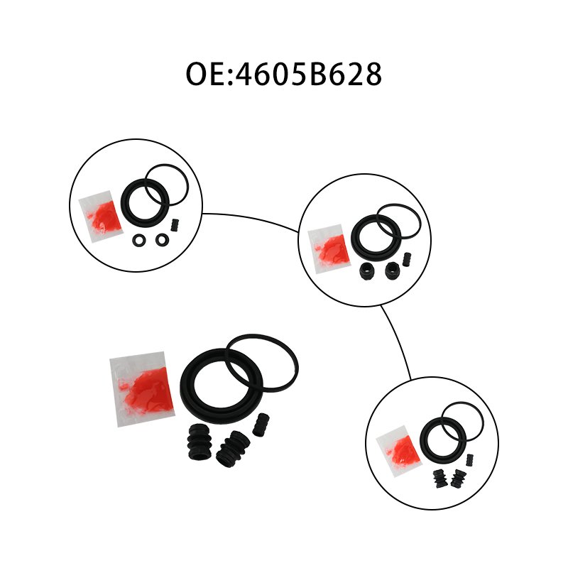 High Quality New Front Brake Caliper 4605B628 Seal Kit for Mitsubishi L200 TRITON OE 4605B628 Automobile Parts