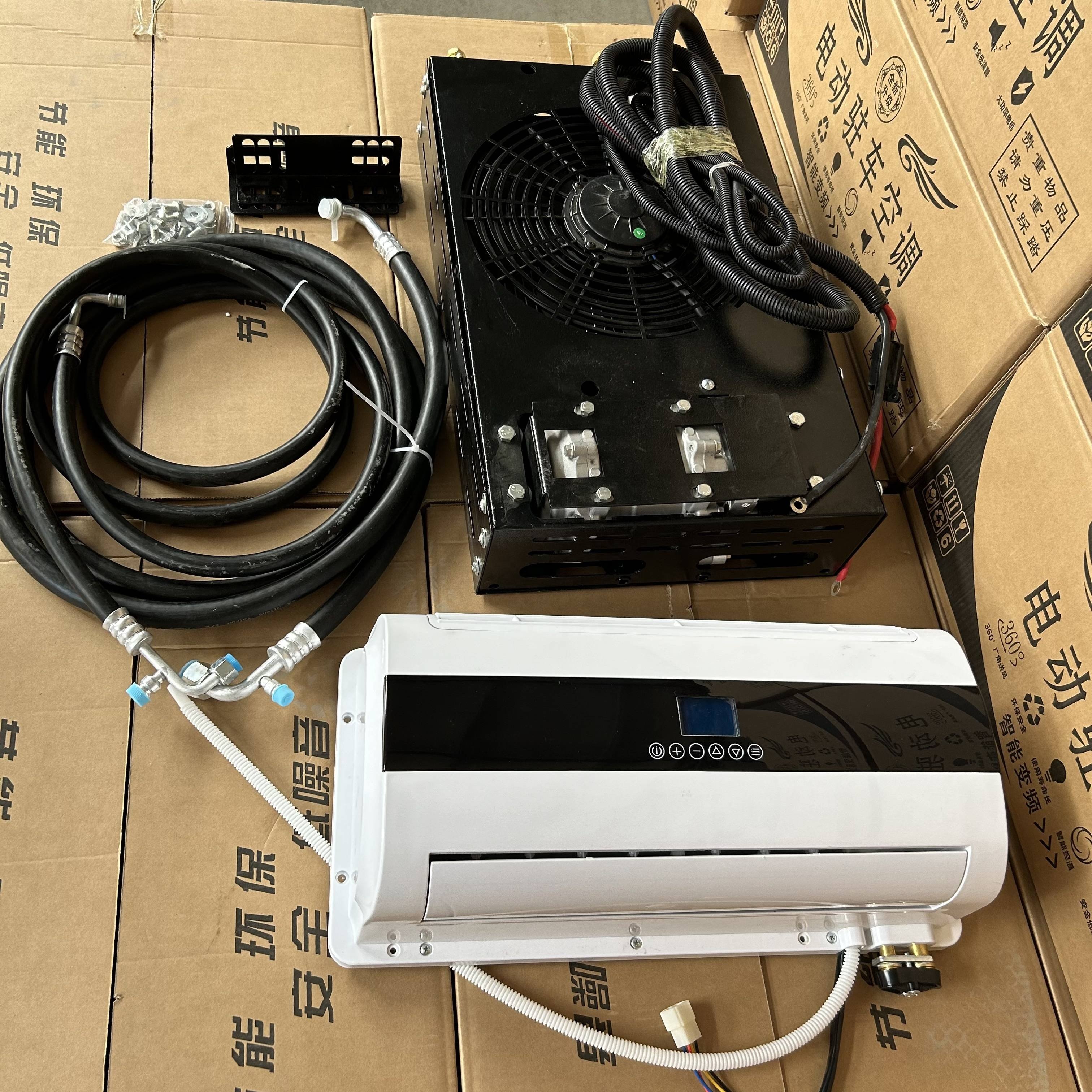 Hot Selling Car air Conditioner 12V Parking air Conditioner 24V Truck air Conditioner for RV Truck Semi Trucks Forklift