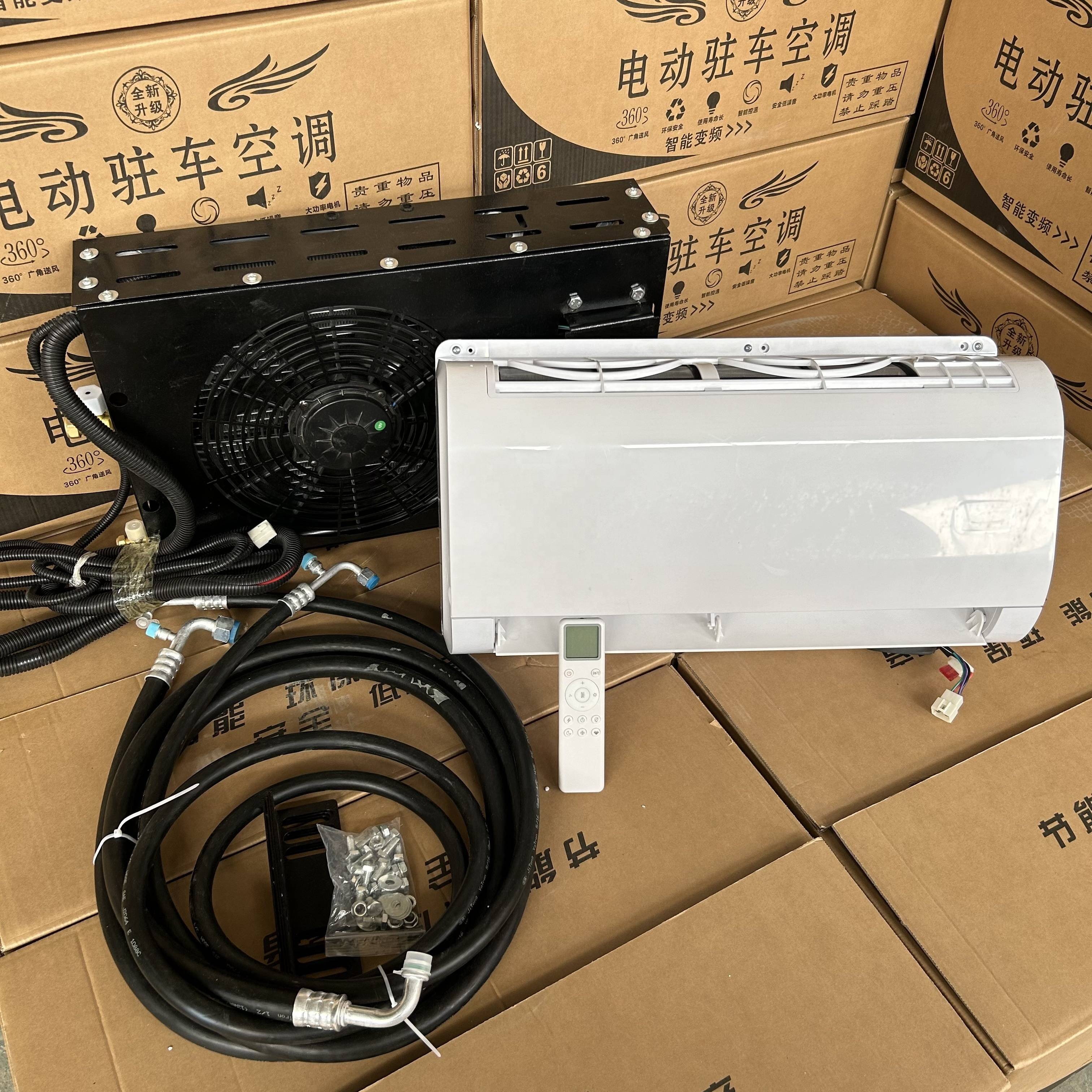 Hot Selling Car air Conditioner 12V Parking air Conditioner 24V Truck air Conditioner for RV Truck Semi Trucks Forklift