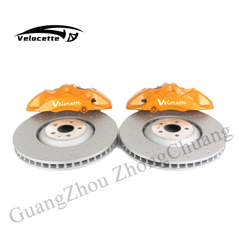 6 Piston S90 Racing Brake System Aluminum Casting Technology Fit Kit VW Mk2 Golf 3 Mk4 Golf 5 GTI Mk6 7R Brake Calipers