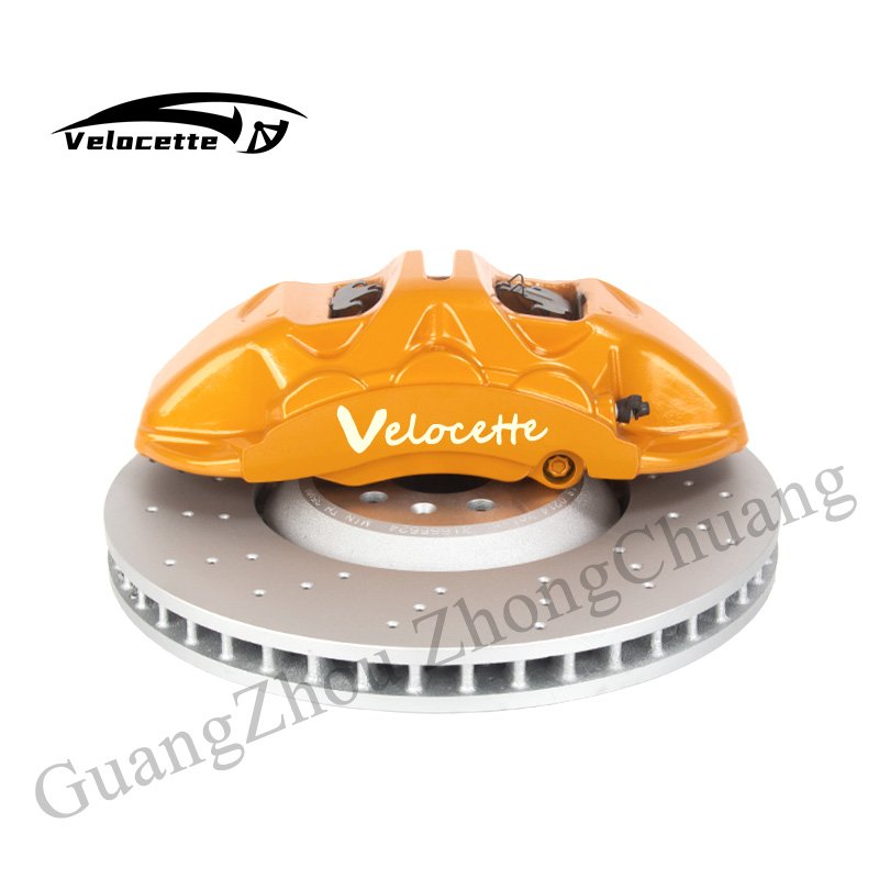 6 Piston S90 Racing Brake System Aluminum Casting Technology Fit Kit VW Mk2 Golf 3 Mk4 Golf 5 GTI Mk6 7R Brake Calipers